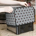 thumbnail image 7 of Yiaed Polka Dot Christmas Dog Print Two Slice Bread Machine Cover, Universal Size Kitchen Appliance Cover for Bread Machine,Bread Machine Cover, 7 of 7
