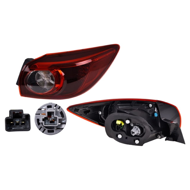 Calavera 3 2014 A 2018 Mazda Ext Der C/Leds DEPO 3012591488451058 Exterior Derecho Con leds 5 puertas