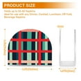 thumbnail image 4 of Yayeee Napkin Holder for Table Kitchen Paper Tissue Organization, Green Plaid, 4 of 8