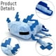 thumbnail image 1 of Peluche de ajolote azul de 12 pulgadas, suave y decorativo para fanáticos de los videojuegos, ideal como regalo de cumpleaños para niños, fiestas y cumpleaños (ajolote azul)., 1 of 5
