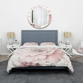 thumbnail image 2 of Designart 'Indigold Shabby Peonies Pink' Shabby Duvet Cover Set, 2 of 4