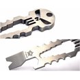 thumbnail image 4 of Stainless Steel Tactical Punisher Pocket Multi-tool Skull Crowbar Keychain Stick Starter, 4 of 5
