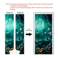 thumbnail image 3 of Halloween Door Sticker Refrigerator Stickers Horror Wall Decal Self-Adhesive Waterproof Removable Door Murals Wallpaper Home Decoration,SP-F703,L(45x200cmx2Pcs), 3 of 15