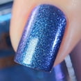 thumbnail image 3 of Whats Up Nails - Downpour Regular Nail Polish (Blue Foil w/ Duochrome Shimmer) 12 Free Cruelty Free Vegan, 3 of 10