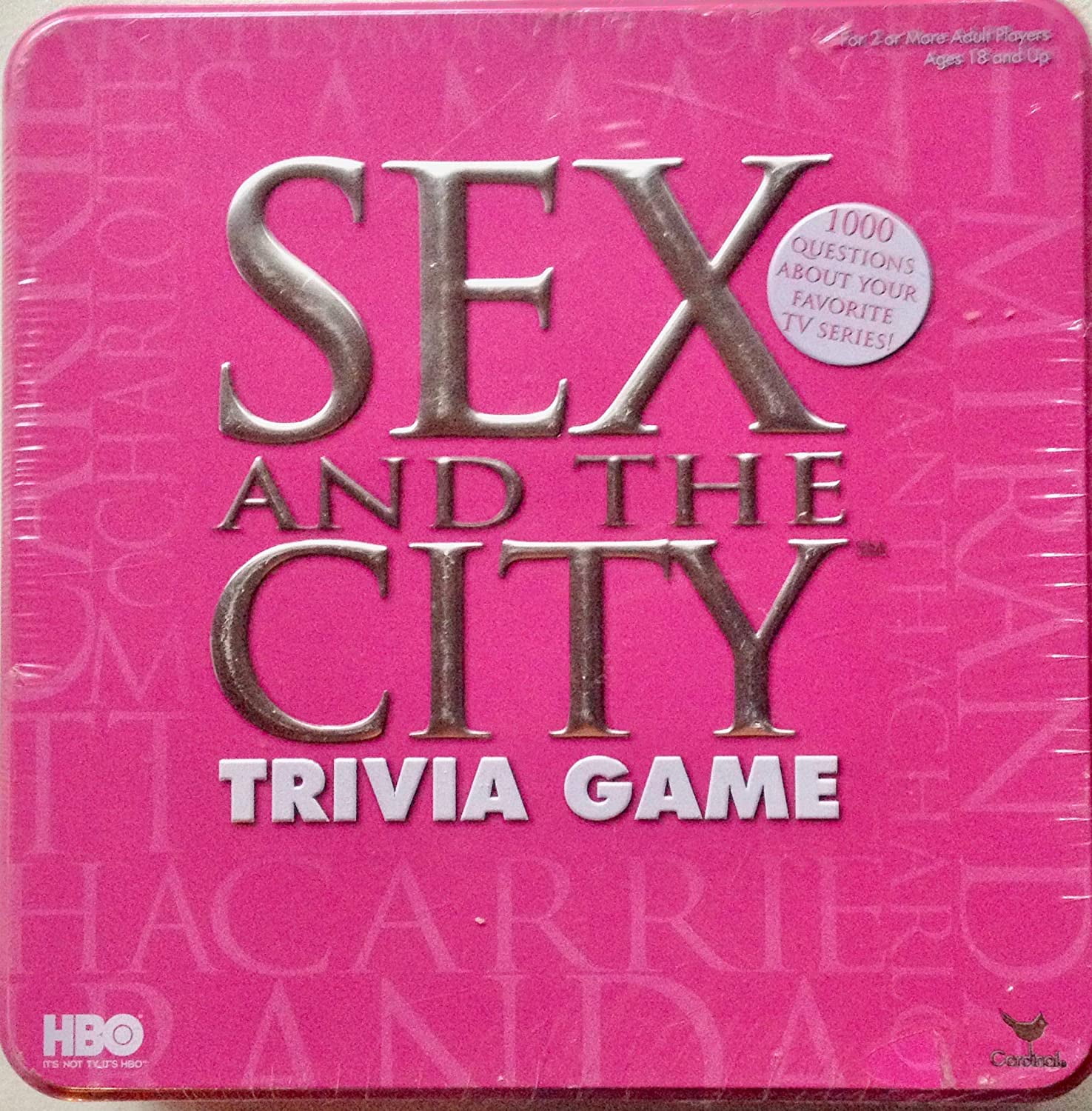 Spin Master Games Cardinal Industries Sex And The City Trivia Game Based On Favorite Hbo Show By Visit The Spin Master Games Store Walmart Com Walmart Com