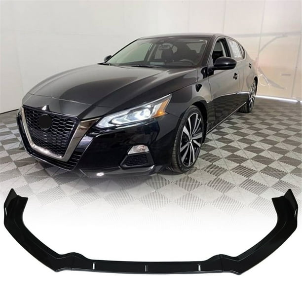 LABLT Gloss Black Front Bumper Lip 3 Pieces Body Kit Spoiler