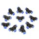 thumbnail image 2 of 10 pcs 10mm 3/8 T Type Pneumatic Connector Air Line Quick Fittings Tube Joint, 2 of 5