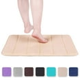 thumbnail image 1 of Memory Foam Bathroom Bath Rugs Absorbent Non-Slip Bath Rugs Washable Bath Mat - 40 x 60 cm, Beige, 1 of 7