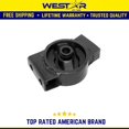 thumbnail image 3 of Front Engine Motor Mount Set 2PCS Compatible for 89-91 Toyota Camry 2.0L 4WD Compatible for Auto Trans Replaces 8196 8192, 3 of 3