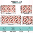 thumbnail image 2 of Plush Pillow Cases Body Size Ultra Soft Warm Pillowcases with Zipper Strawberry Leaves Fower 20"x54", 2 of 9