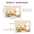 thumbnail image 3 of Hand Drawing Truck Daisies Switch Cover Decorative Wall Plate 3-Gang 2-Toggle 1-Duplex Standard Size, 3 of 5