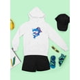 thumbnail image 3 of Cool Shark W Jetpack Hoodie Juniors -Image by Shutterstock,  Small, 3 of 4