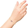 thumbnail image 2 of Sanrio Hello Kitty Gold Flash Plated Bracelet 6.5"+1" - Kuromi, 2 of 3
