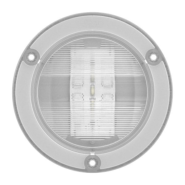 Grote 62811 BackUp Lamp, 4", Clear, LED, With Integral Flange, Hard