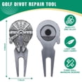 thumbnail image 3 of LEEYNEER Golf Divot Tool with Golf Ball Marker Set  Funny Golf Accessories  Golf Gifts for Men, 3 of 4