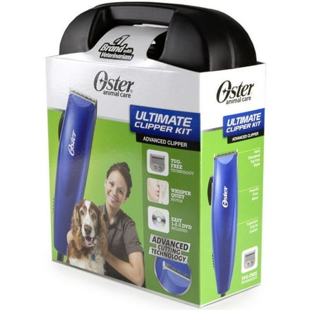 Oster Animal Care Ultimate Clipper Kit Advanced Clipper W/Case DVD (Best Quiet Horse Clippers)