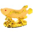 thumbnail image 5 of Resina fortuna adorno de pescado de resina decoración interior de escritorio decoración de escritorio, 5 of 5