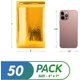 thumbnail image 2 of Pack de 50 sobres acolchados metálicos dorados, 4 x 7 pulgadas, sobres dorados de burbuja con cierre autoadhesivo, 2 of 8