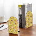 thumbnail image 5 of Susaid Love Heart1 Print Wooden Bookends Decorative Book Ends for Shelves Heavy Books Holder Organizer Non-Slip Desk Book End for Kids Room Office School 1 Pairs, 5 of 8