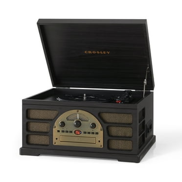 Crosley Rochester Entertainment System Vinyl Record Player with Speakers and Wireless Bluetooth - Audio Turntables