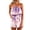 Purple, variant on Jumpsuit Damen Sommer Kurz Bandeau Romper Elegant Ärmellos Boho Overall mit Blumenmuster Festlich Hohe Taille Weite Shorts Playsuit Strand Urlaub Casual Einteiler Sommerkleid