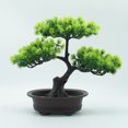 thumbnail image 1 of Shisuyan Artificial Greenery Bonsai Trees Japanese Juniper Style Fake Plant For Home Decor Small Potted Artificial Tree For Indoor Decoration, 1 of 8