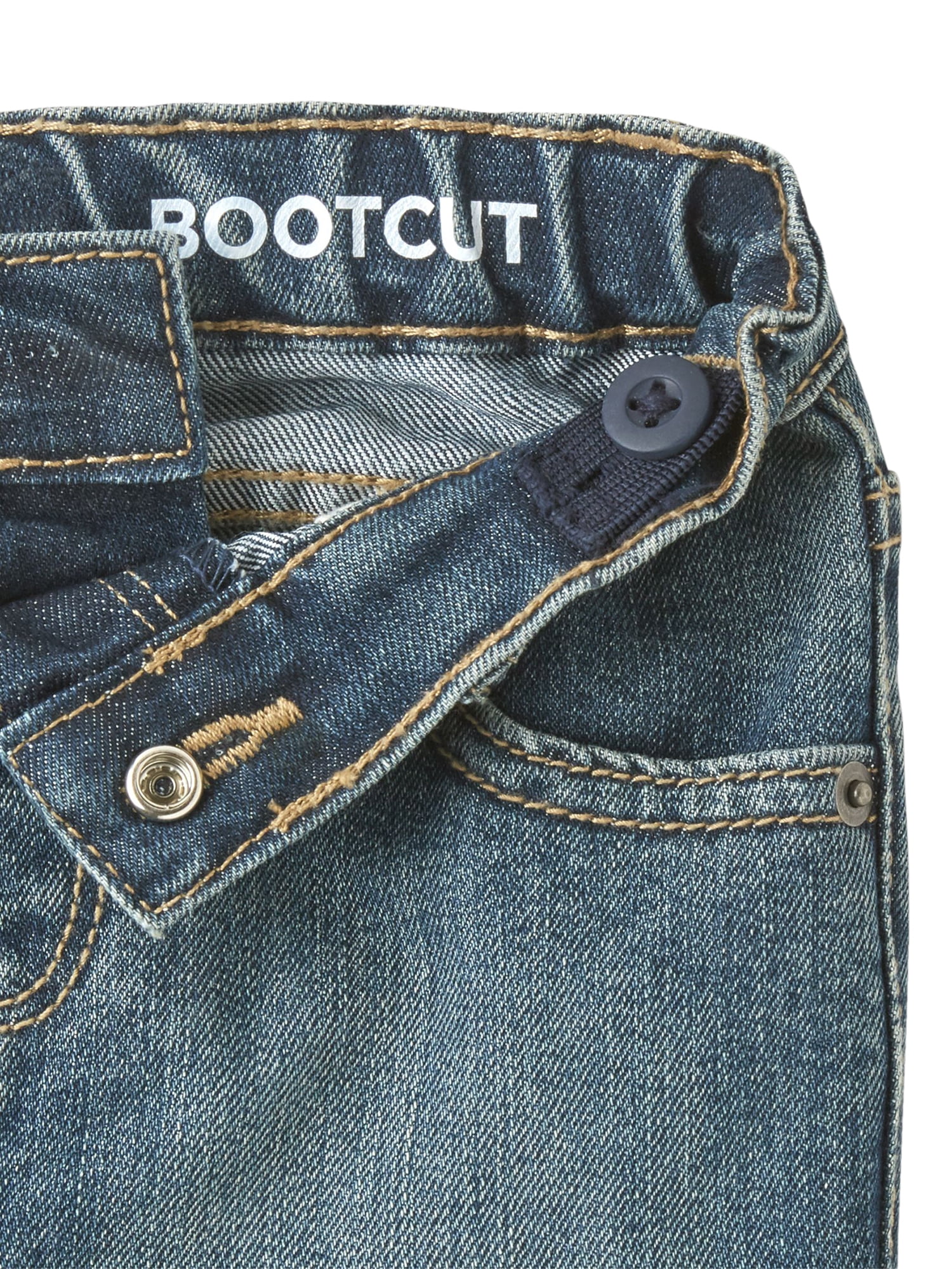 The Children's Place Baby Toddler Boys Bootcut Denim Jeans, 2-Pack, Sizes 6M-5T
