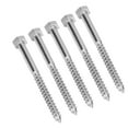 thumbnail image 2 of Durable A2-70 Stainless Steel M8x100MM Self-Tapping Half-Thread Screws for Carpentry and Woodworking Projects, 2 of 6