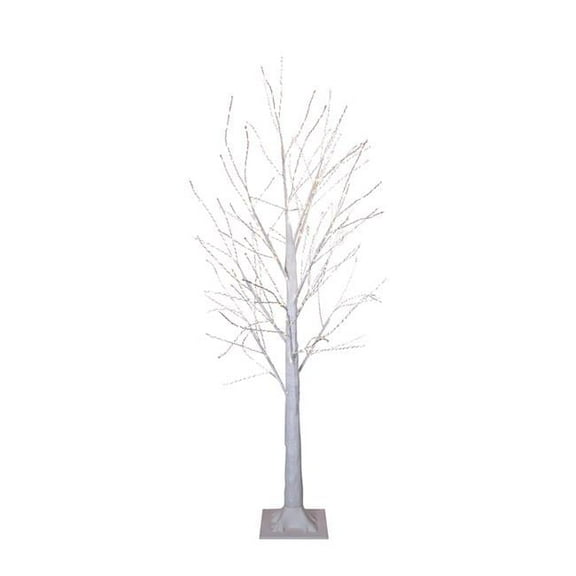 4 ft. Winter White Twig Tree with 500 Warm White Lights