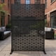 thumbnail image 4 of Yeshouse Biombo de acero galvanizado de alta resistencia, panel de cerca de 183 x 119 cm, divisor decorativo resistente a la intemperie y enrejado para plantas, ideal para patio y jardín, 4 of 8