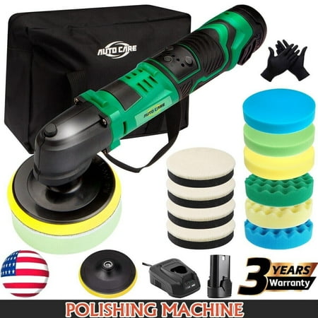 

4 Mini Car Polisher Cordless Buffer Kit with Battery for Waxer Scratch Remove 3000 RPM