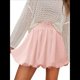 thumbnail image 3 of Minifalda Estilo Bohemio de Verano para Mujer, con Volantes, Cintura Alta, Estilo Informal, Elegante, Color Rosa XL, 3 of 7