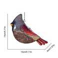 thumbnail image 4 of Comedero Para Pájaros Al Aire Libre, Comedero Para Pájaros Colgante Cardenal De Metal Con Cesta De Semillas De Malla Metálica, Comederos Para Pájaros De Metal Para Arte De Jardín Minnieouse PT002263-00, 4 of 6