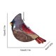 thumbnail image 4 of Comedero Para Pájaros Al Aire Libre, Comedero Para Pájaros Colgante Cardenal De Metal Con Cesta De Semillas De Malla Metálica, Comederos Para Pájaros De Metal Para Arte De Jardín Speravity PT002263-00, 4 of 6