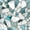 Teal Green, variant on Manfei Terrazzo Tile Twin Sheets, Modern Stone Mosaic Bedding, Reddish Brown, 3 Pieces, 1 Flat Sheet, 1 Fitted Sheet and 1 Pillowcase