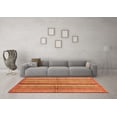thumbnail image 3 of Ahgly Company Indoor Rectangle Abstract Orange Modern Area Rugs, 6' x 9', 3 of 4