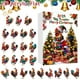 thumbnail image 1 of Calendario de cuenta regresiva para Navidad 2025 con gallo | Calendario de Adviento de 24 días con adorno colgante plano de acrílico | Decoración festiva conmemorativa para pared o árbol, 1 of 5