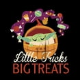 thumbnail image 2 of Junior's Star Wars: The Mandalorian Halloween Grogu Big Treats Graphic Tee Black Medium, 2 of 3