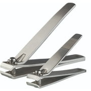 Japonesque Fingernail & Toenail Clippers, Stainless Steel, 2 pack