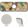 thumbnail image 5 of SKYSONIC Faucet Absorbent Mat 2 Pcs Retro Sunflowers with Maple Leaves Kitchen Faucet Splash Catcher Washable Counter Drying Pads Behind Faucet for Kitchen Bathroom, 5 of 7