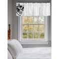 thumbnail image 3 of Skull Valances for Windows Wood Grain Halloween Rod Pocket Curtains Valance Short Window Treatment Drapes for Living Room, Bedroom Bathroom 60"&nbsp;W x 18" L, 3 of 5