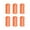 Orange, variant on 6PCS Watch Band Holder Loop Silicone Smartwatch Strap Holder Rings, Wristband Keeper Retainer Replacement Watch Fastener Rings (16mm-26mm) for Smartwatch Bands