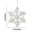 thumbnail image 3 of FAMTKT Christmas Ornaments Christmas Hanging Decorations Christmas Glitter Pendant Decoration Diy Christmas Tree Decoration Small Pendant Christmas Window Decoration Ornaments on Clearance, 3 of 6