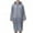Grey, variant on Mens Outdoor Travel Fashion Adult Raincoat Thick Transparent EVC Raincoat