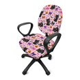 thumbnail image 5 of Chririnla Halloween Black Cat Art Office Chair Covers Decorative Office Chair Slipcovers for Women, Anti-Dust Non-Slip Split Stretchable Seat Cover for Boss Chair, 5 of 8