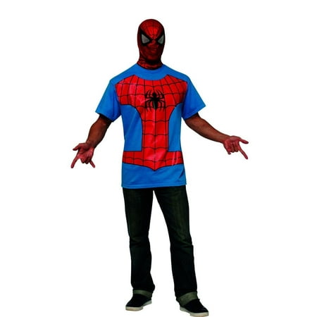 Marvel Classic Spider-Man Adult T-Shirt Kit Men's Adult Halloween Costume