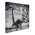 thumbnail image 2 of Trademark Fine Art 'Dog And Grafitti' Canvas Art by Christine Frick, 2 of 3