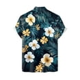 thumbnail image 7 of Mens Hawaiian Shirt Short Sleeve Button Down Shirts Tropical Floral Summer Beach Shirts,S-3XL, 7 of 7