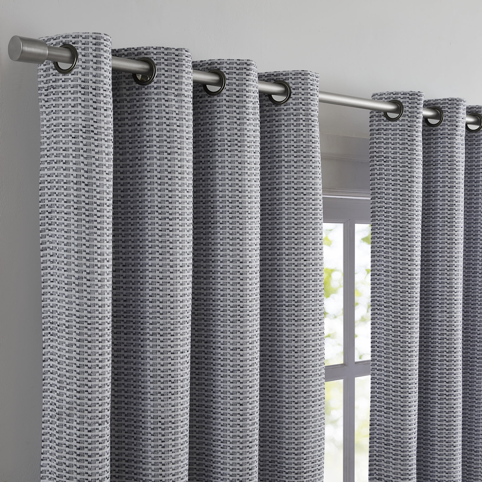 Cheyanne SUNSHIELD SIGNATURE Blackout Curtains for Living Room and Bedroom, 50” x 84”, Navy