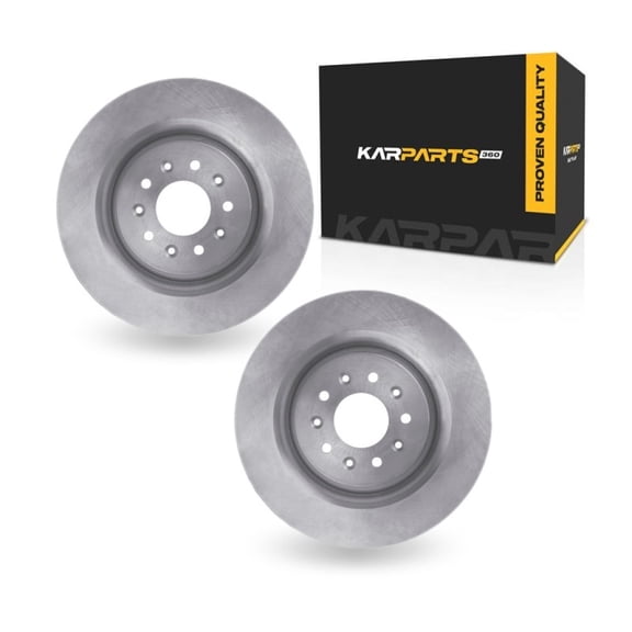 KarParts360 For Jaguar XJR 2002 2003 Brake Rotors Front